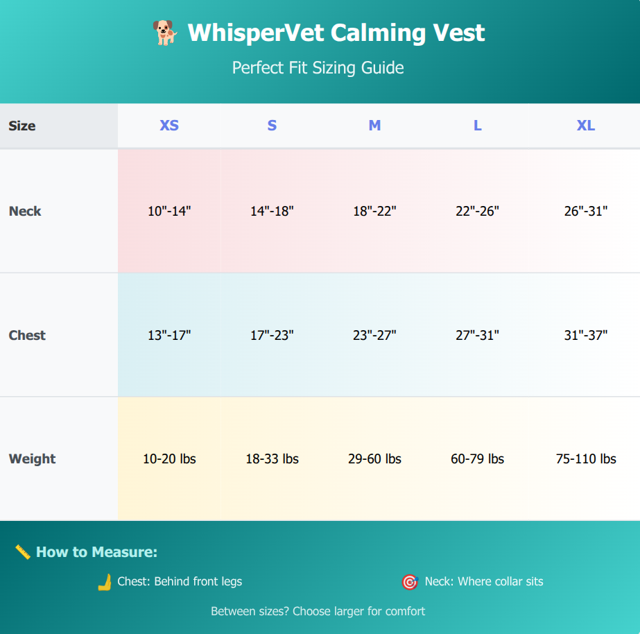 WhisperVet Calming Vest